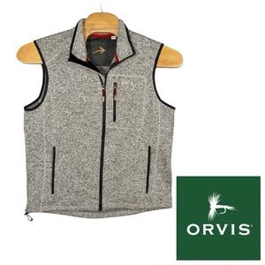 Orvis Fishing Fleece Vest - Men’s Size Large - Full Zip Gorpecore Outdoors